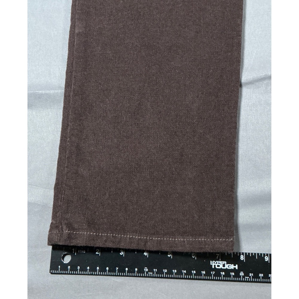 Gloria Vanderbilt Amanda Corduroy Slimming Jeans Brown Tapered Leg Womens 10 Avg - Picture 5 of 11
